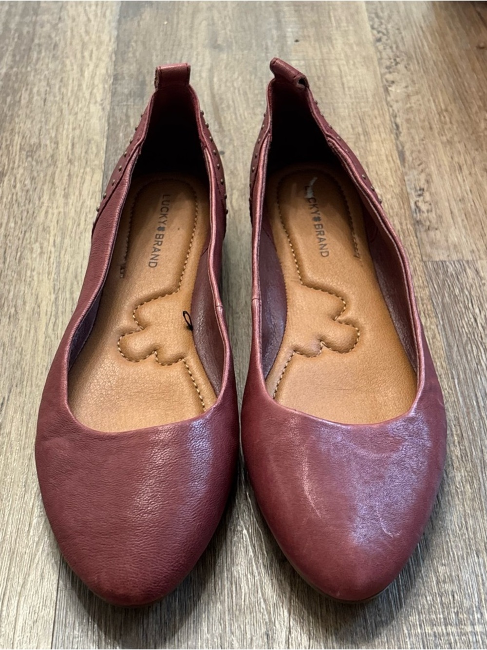 Lucky Brand Leather Ballet Classic Flats